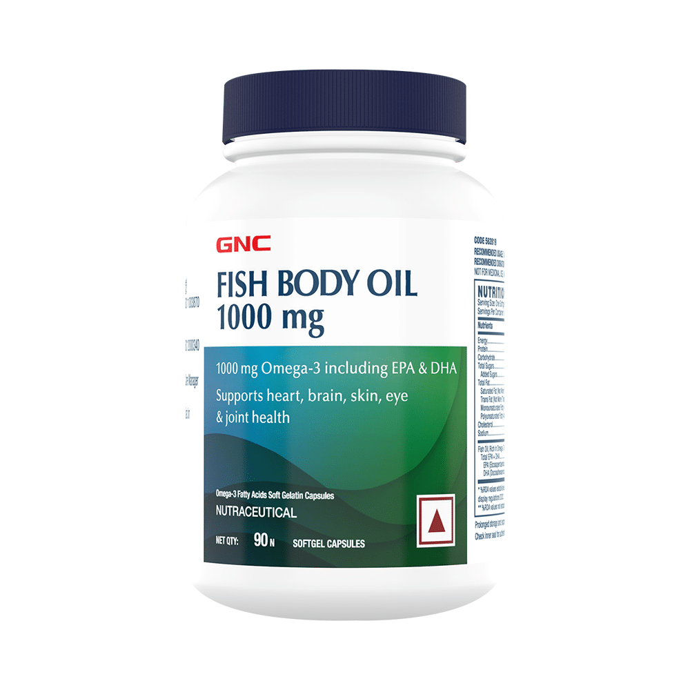 GNC Fish Oil 1000mg with Omega 3 (EPA & DHA) | Softgel Capsule for Heart, Brain, Skin, Eye & Joint Health - Image 5