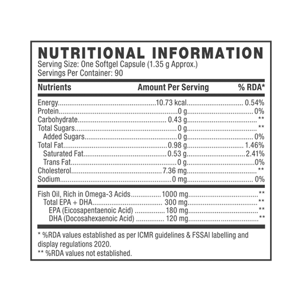 GNC Fish Oil 1000mg with Omega 3 (EPA & DHA) | Softgel Capsule for Heart, Brain, Skin, Eye & Joint Health - Image 12
