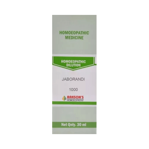 Bakson's Homeopathy Jaborandi Dilution 1000 CH - Image 1