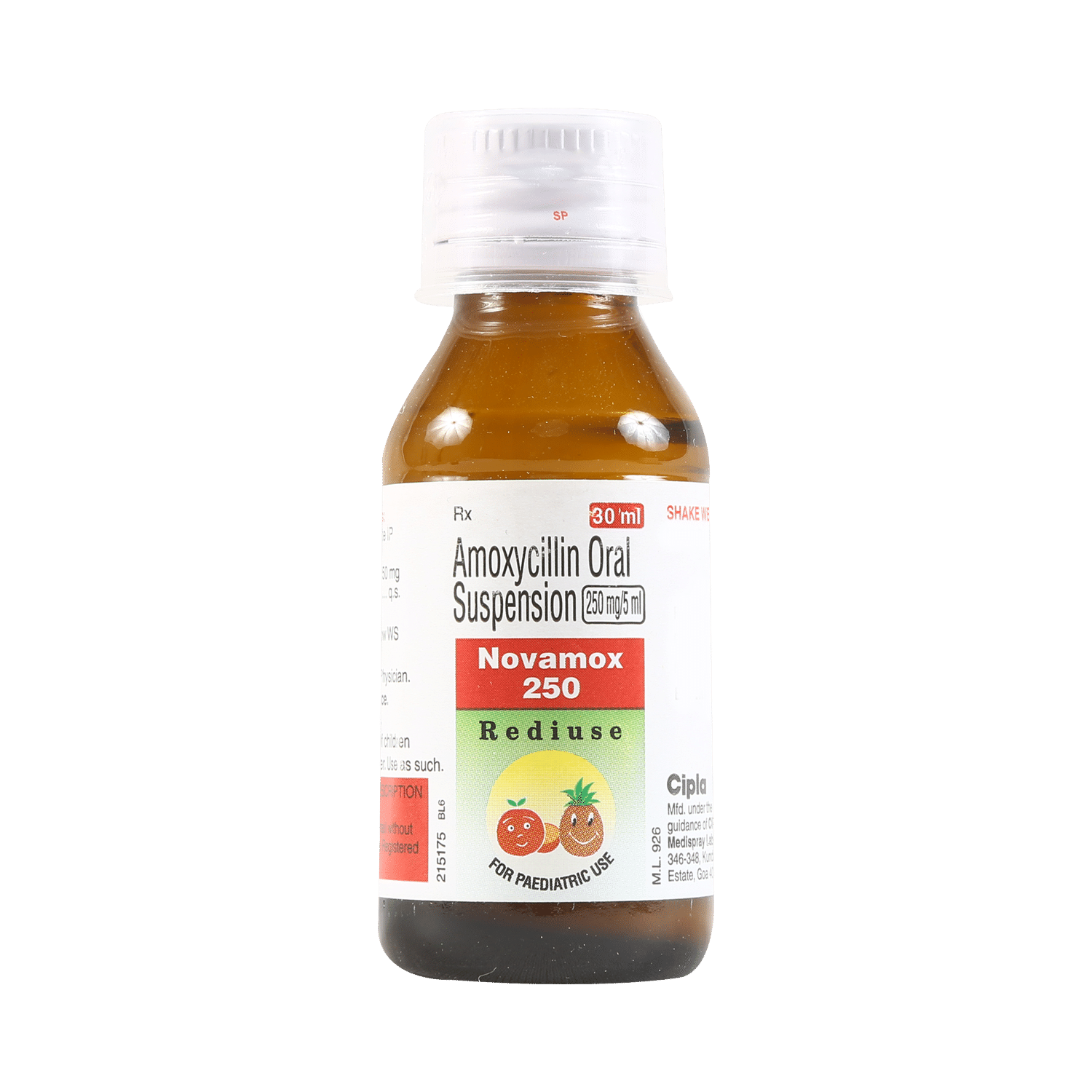 Novamox 250 Rediuse Oral Suspension - Image 5