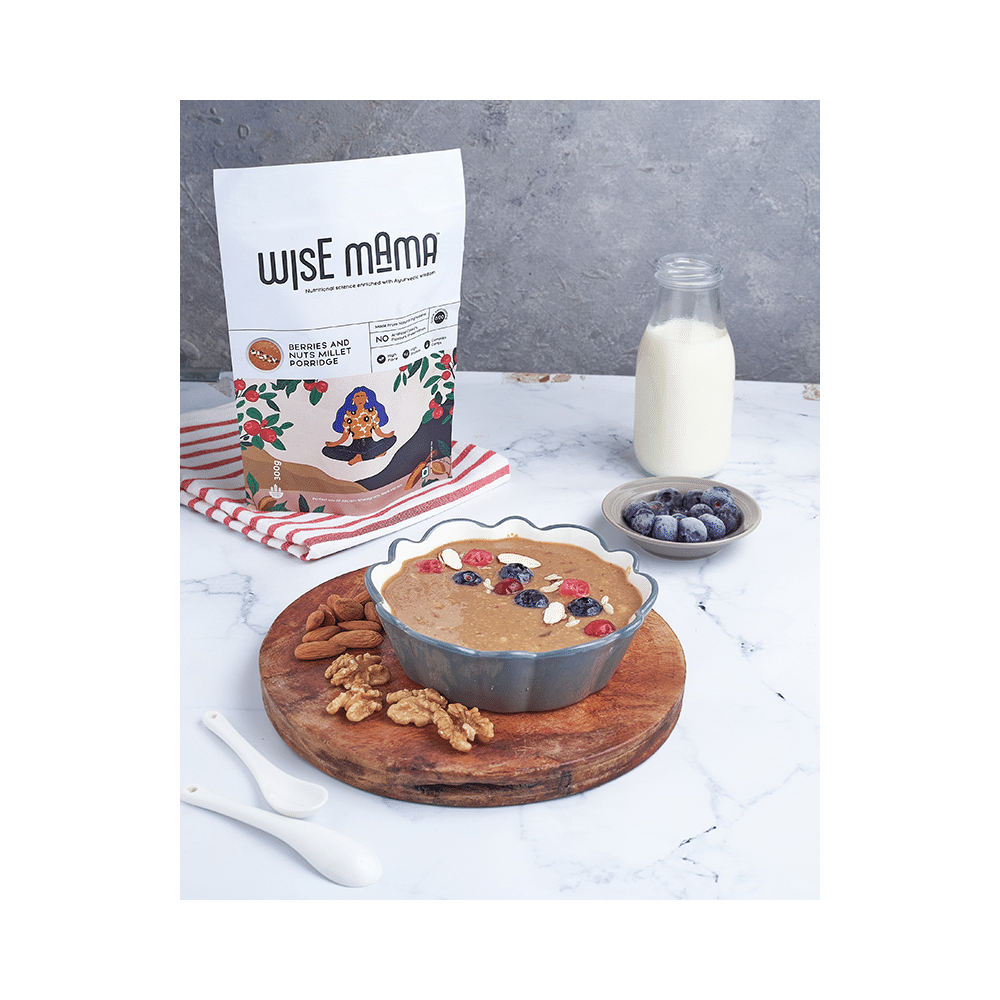 Wise Mama Berries and Nuts Millet Porridge - Image 3