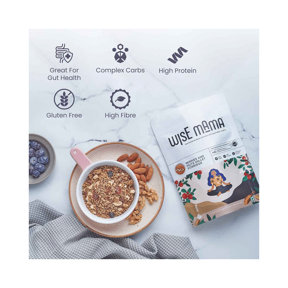 Wise Mama Berries and Nuts Millet Porridge - Image 4