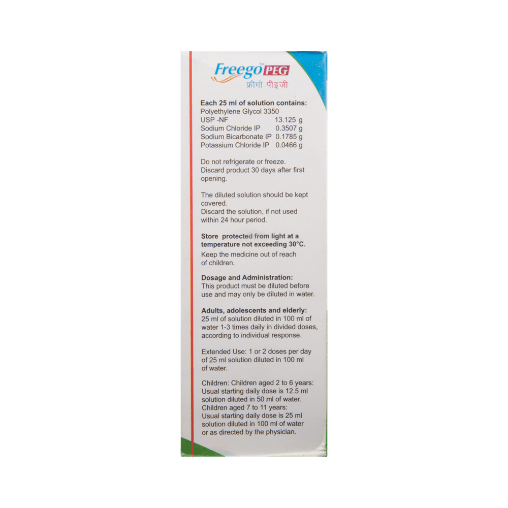 Freego Peg Oral Solution Sugar Free - Image 3