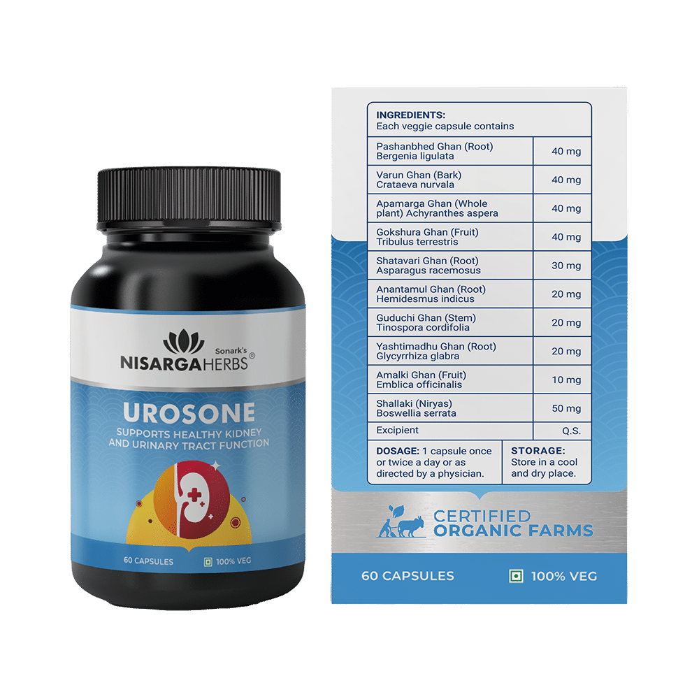Nisarga Herbs Urosone Veggie Caps - Image 3