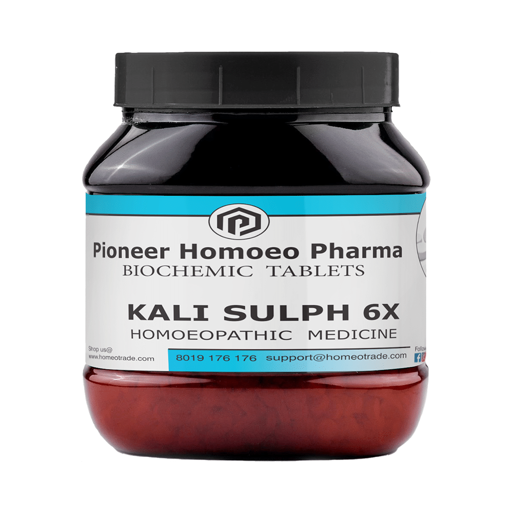 Pioneer Pharma Kali Sulph 6X Biochemic Tablet