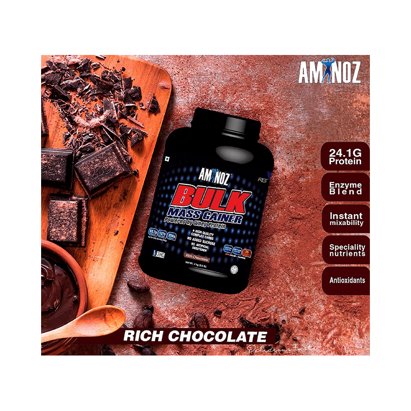 Aminoz Bulk Mass Gainer Rich Chocolate - Image 6