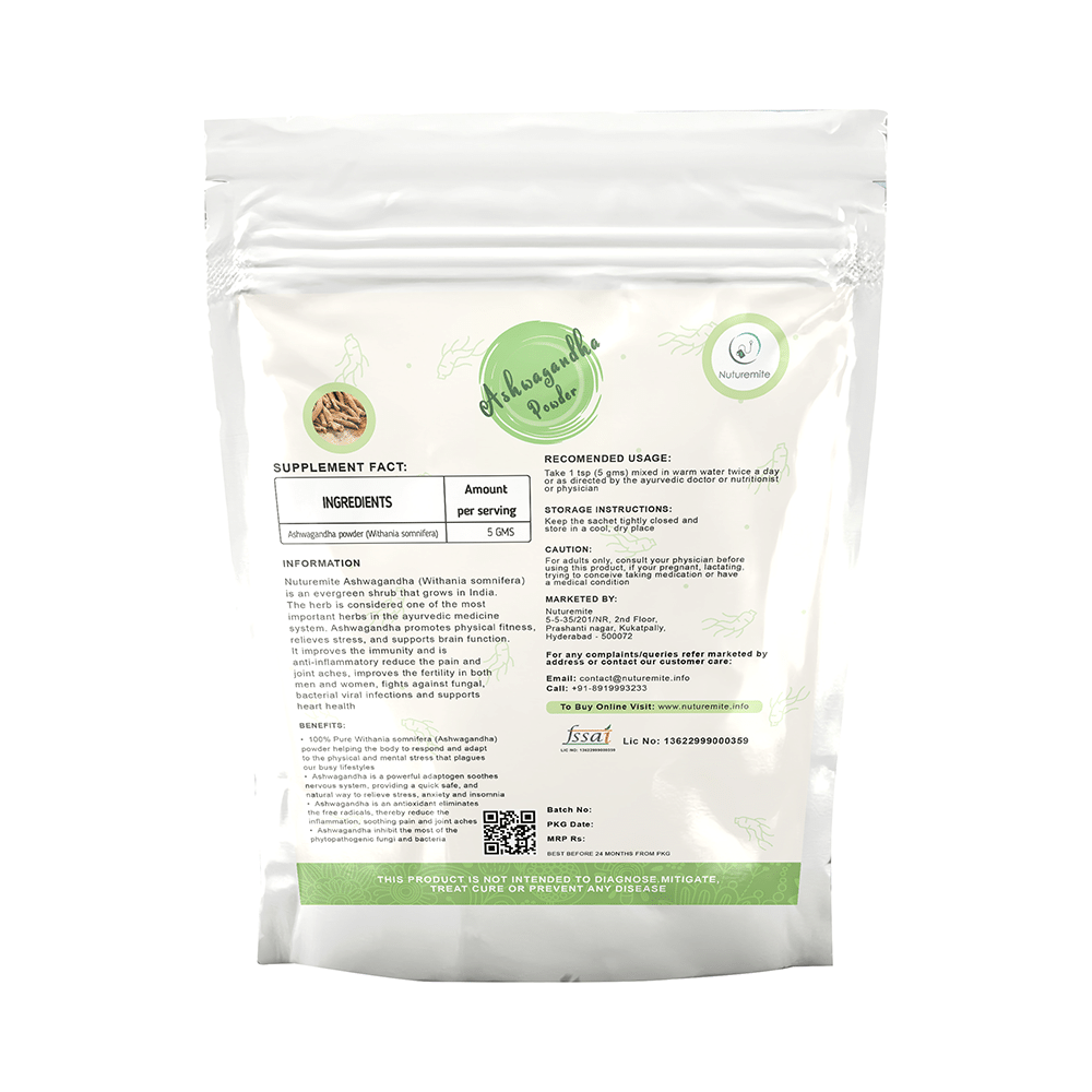 Nuturemite Ashwagandha Powder - Image 2