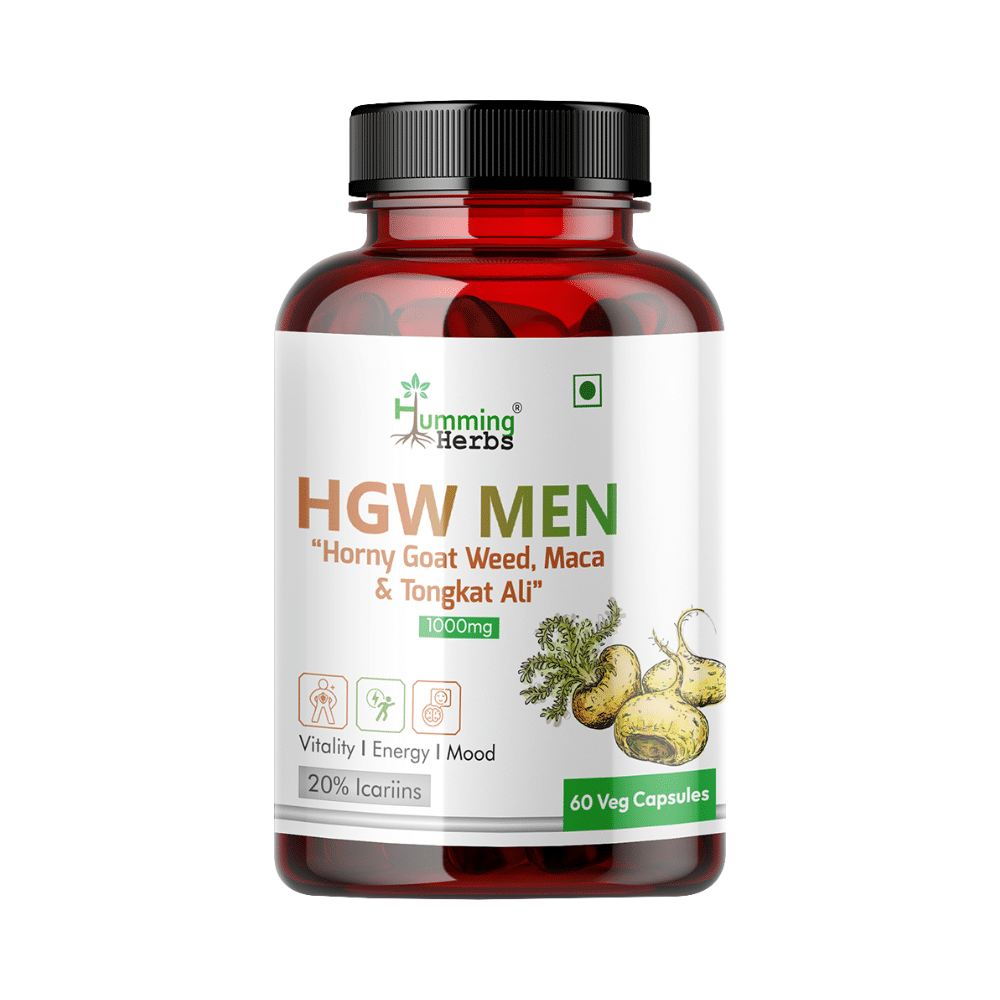 Humming Herbs HGW Men 1000mg Veg Capsule
