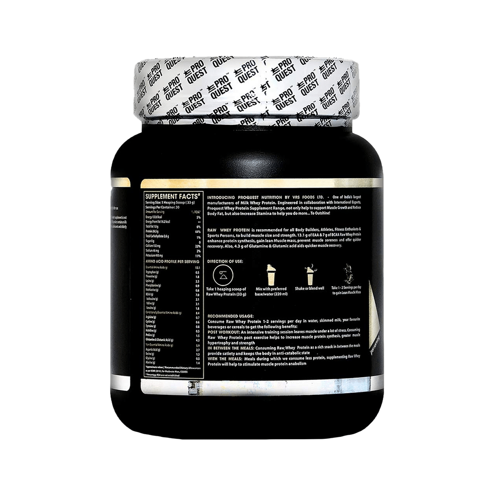 Pro Quest Raw Whey Protein Powder Unflavored - Image 2