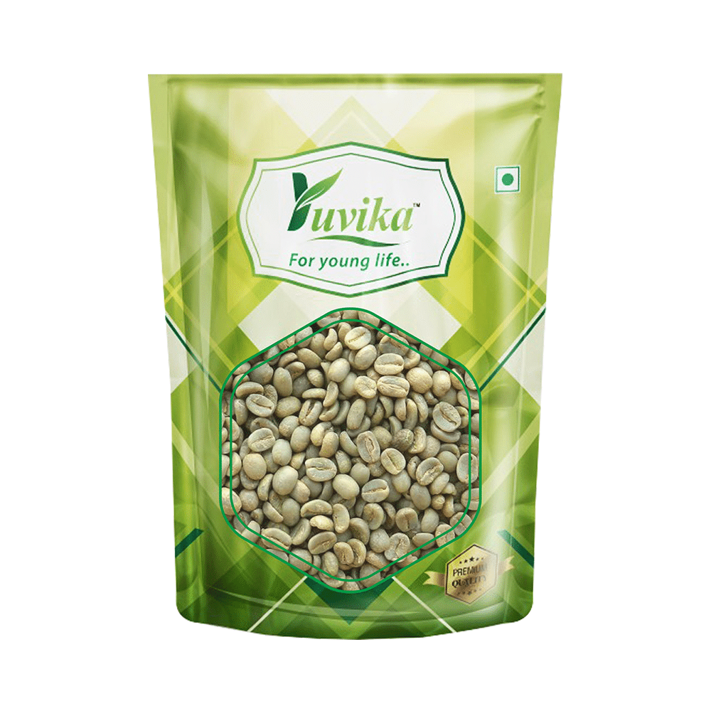 Yuvika Green Coffee Beans Decaffeinated & Unroasted Arabica Coffee - Image 1