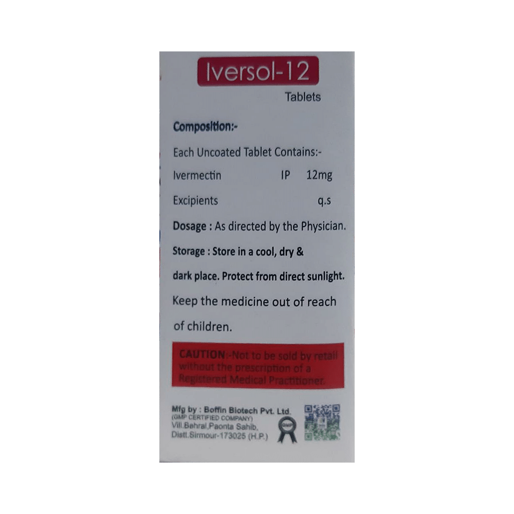 Iversol 12 Tablet - Image 2