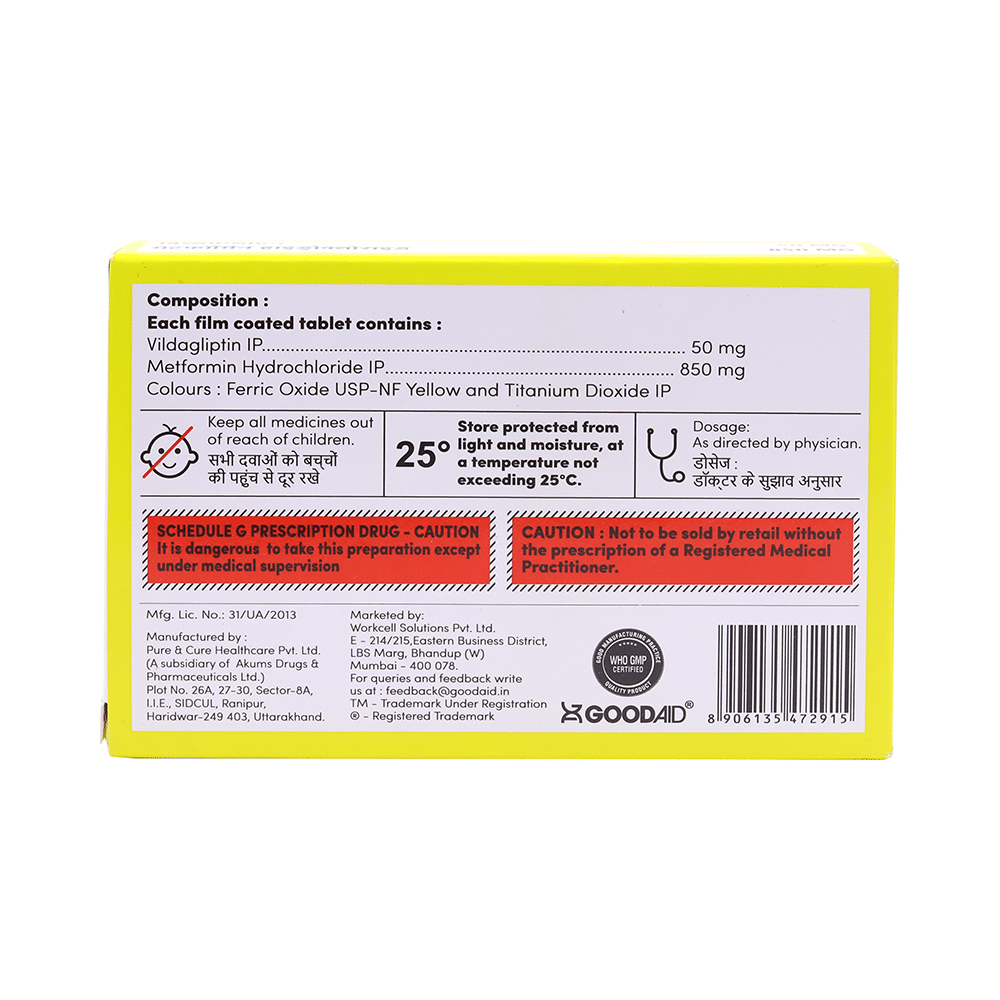 Goodgliptin M 850 Tablet - Image 2