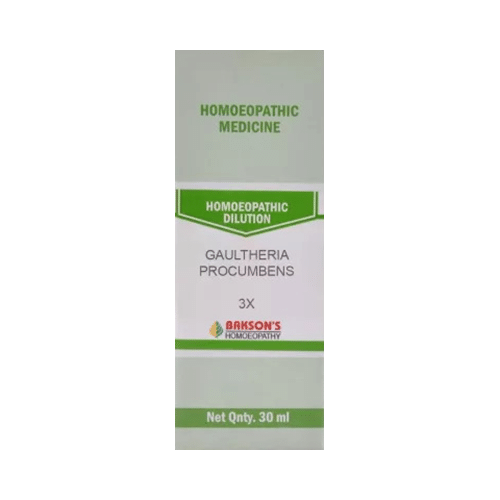Bakson's Homeopathy Gaultheria Procumbens Dilution 3X