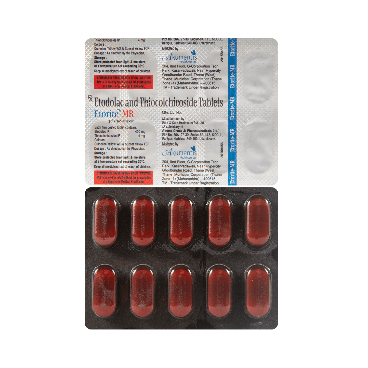 Etorite MR 400mg/4mg Tablet