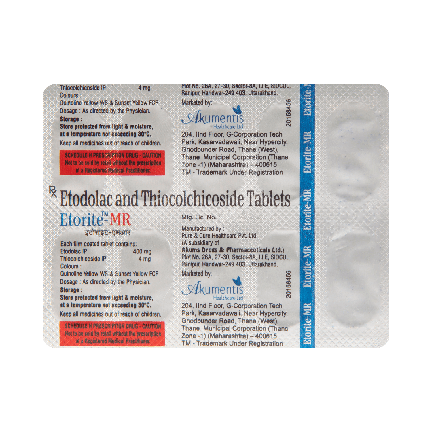 Etorite MR 400mg/4mg Tablet - Image 3