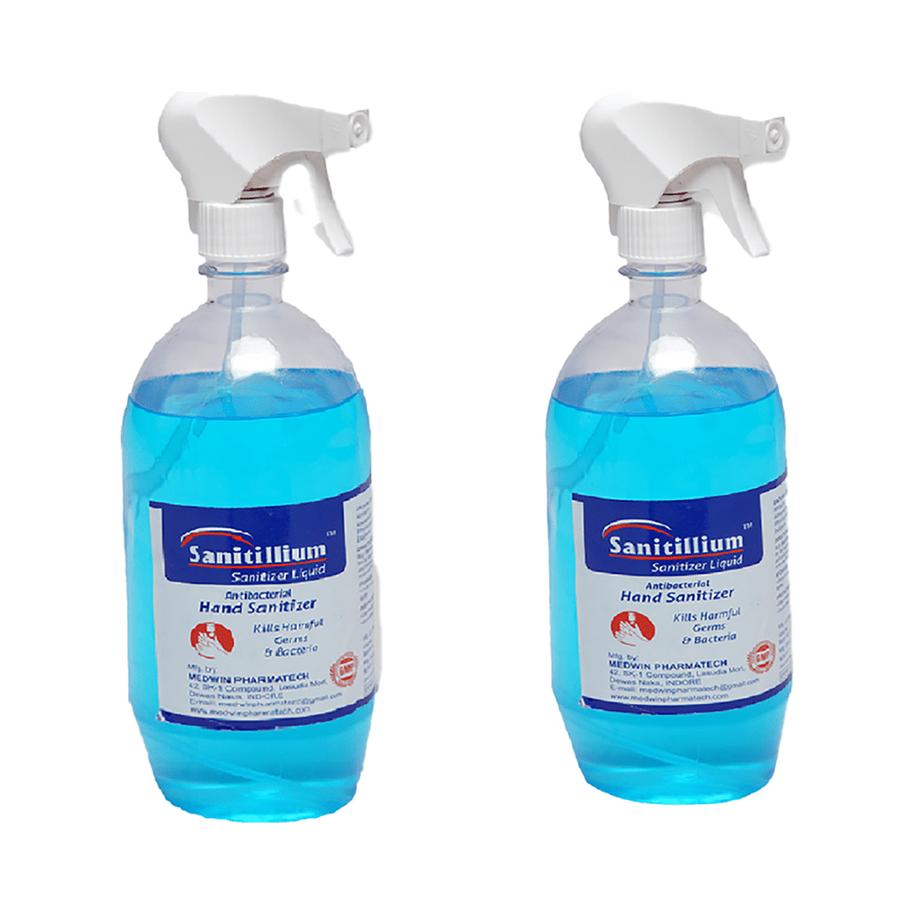 Sanitillium Antibacterial Hand Sanitizer Trigger (1litre Each) - Image 1