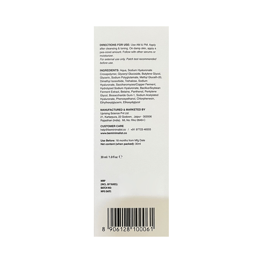 Minimalist Hyaluronic + PGA 02% Face Serum - Image 4