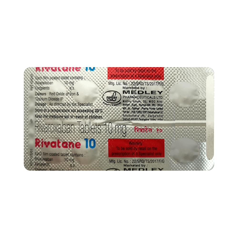 Rivatane 10 Tablet - Image 3