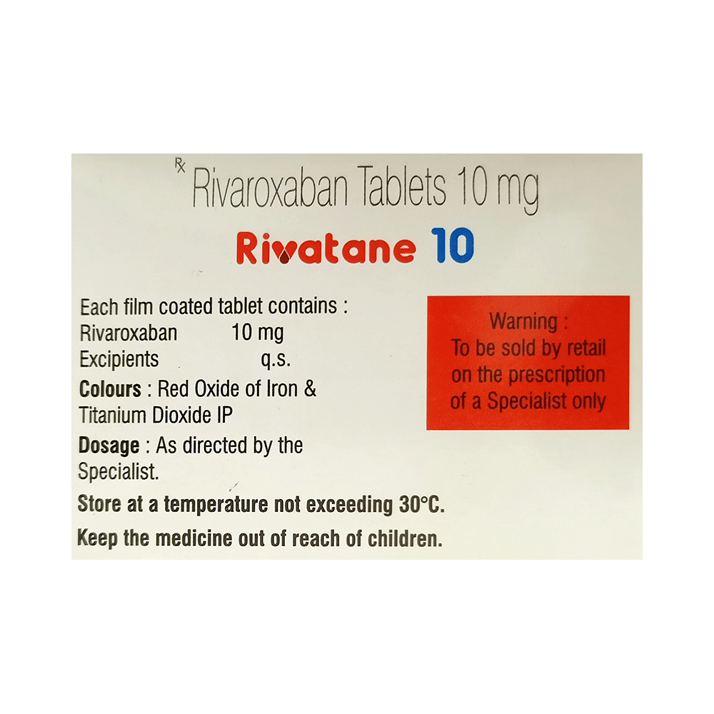 Rivatane 10 Tablet - Image 2