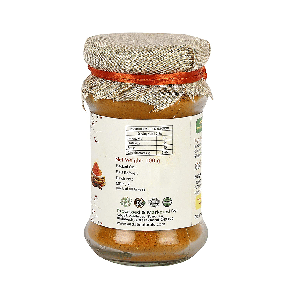 Veda5 Turmeric Golden Milk Mix Powder - Image 2
