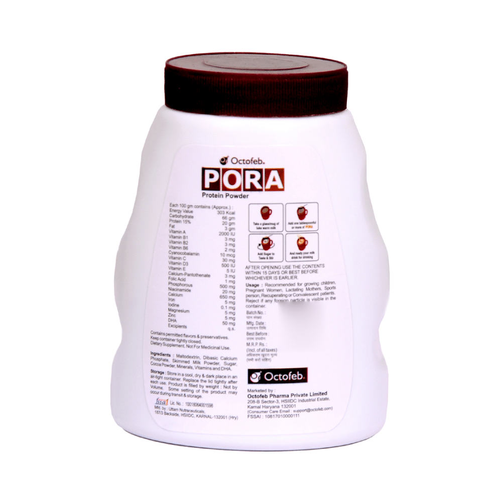 Octofeb Pora Protein Powder Chocolate - Image 2
