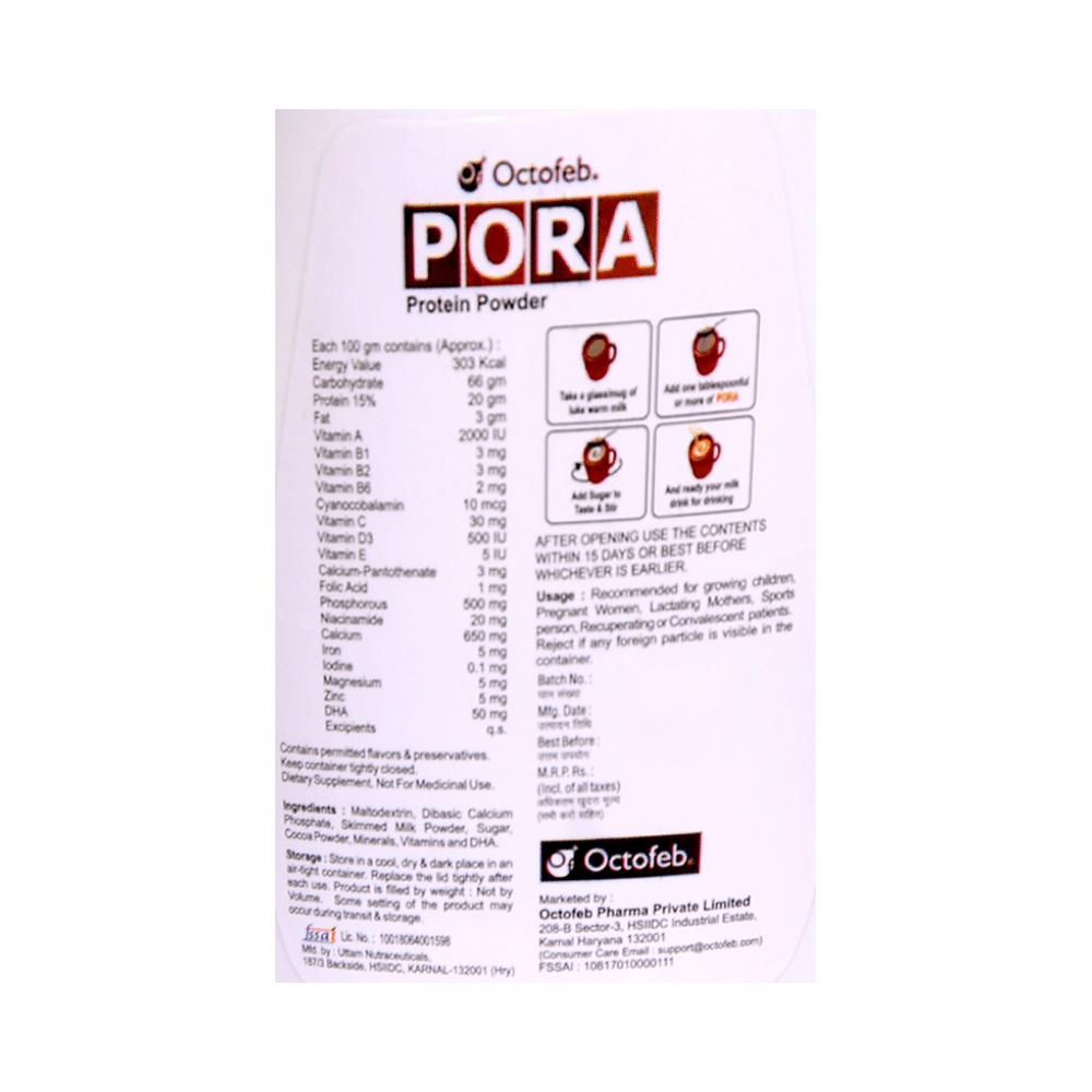 Octofeb Pora Protein Powder Chocolate - Image 3