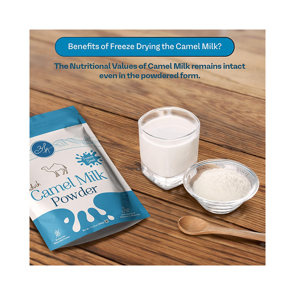 Aadvik Camel Milk with Vitamins & Minerals | Gluten Free | Powder Freeze Dried - Image 3