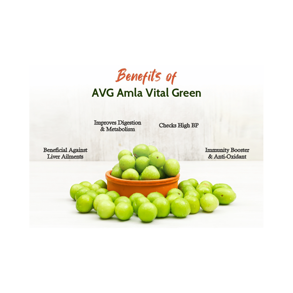 AVG Amla Vital Green with Vitamin C & Iron | Helps Build Immunity - Image 6