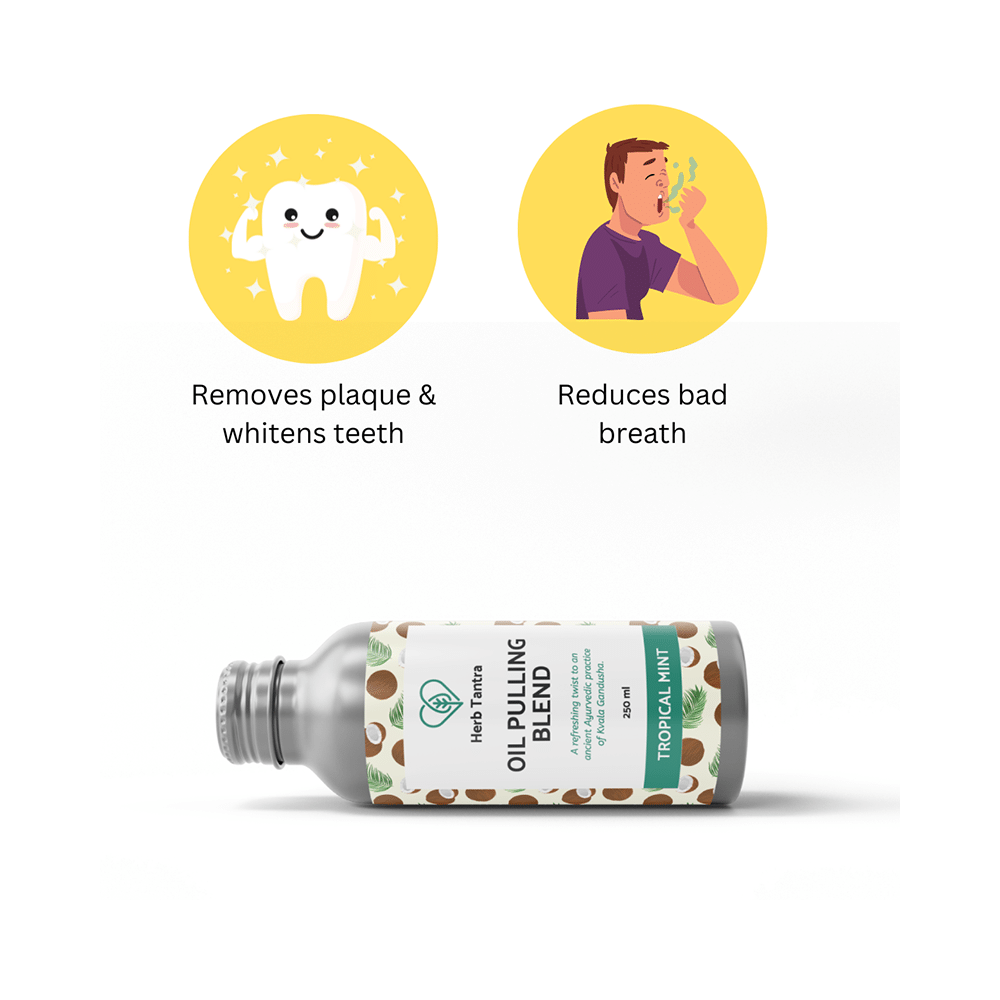 Herb Tantra Oil Pulling Blend Tropical Mint - Image 3