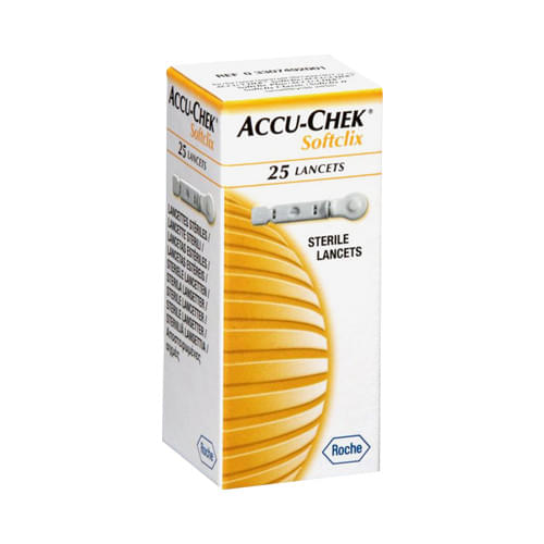 Accu-Chek Combo Pack of 2 Pack Active Test Strip (50 Each) & 4 Pack Softclix Lancet (25 Each) - Image 7