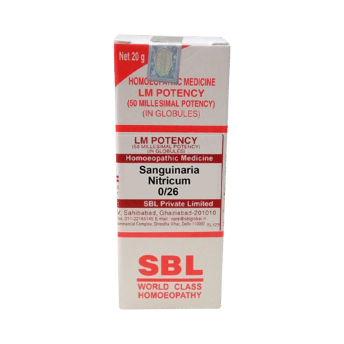 SBL Sanguinaria Nitricum 0/26 LM - Image 1