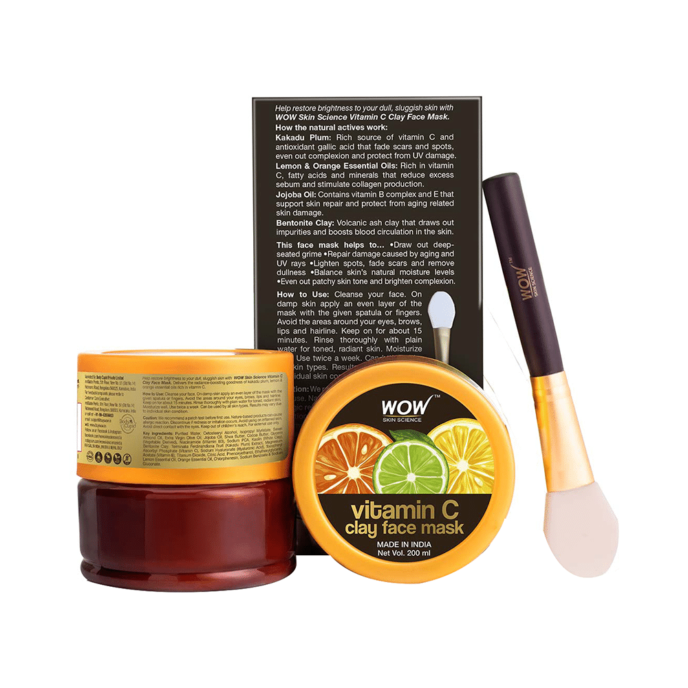 WOW Skin Science Vitamin C Clay Face Mask - Image 2