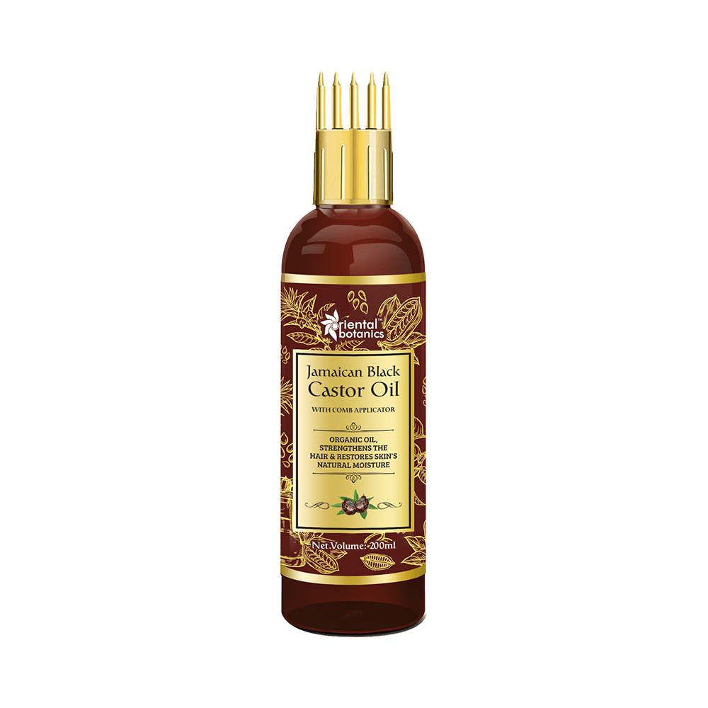 Oriental Botanics Jamaican Black Castor Oil with Comb Applicator - Image 2