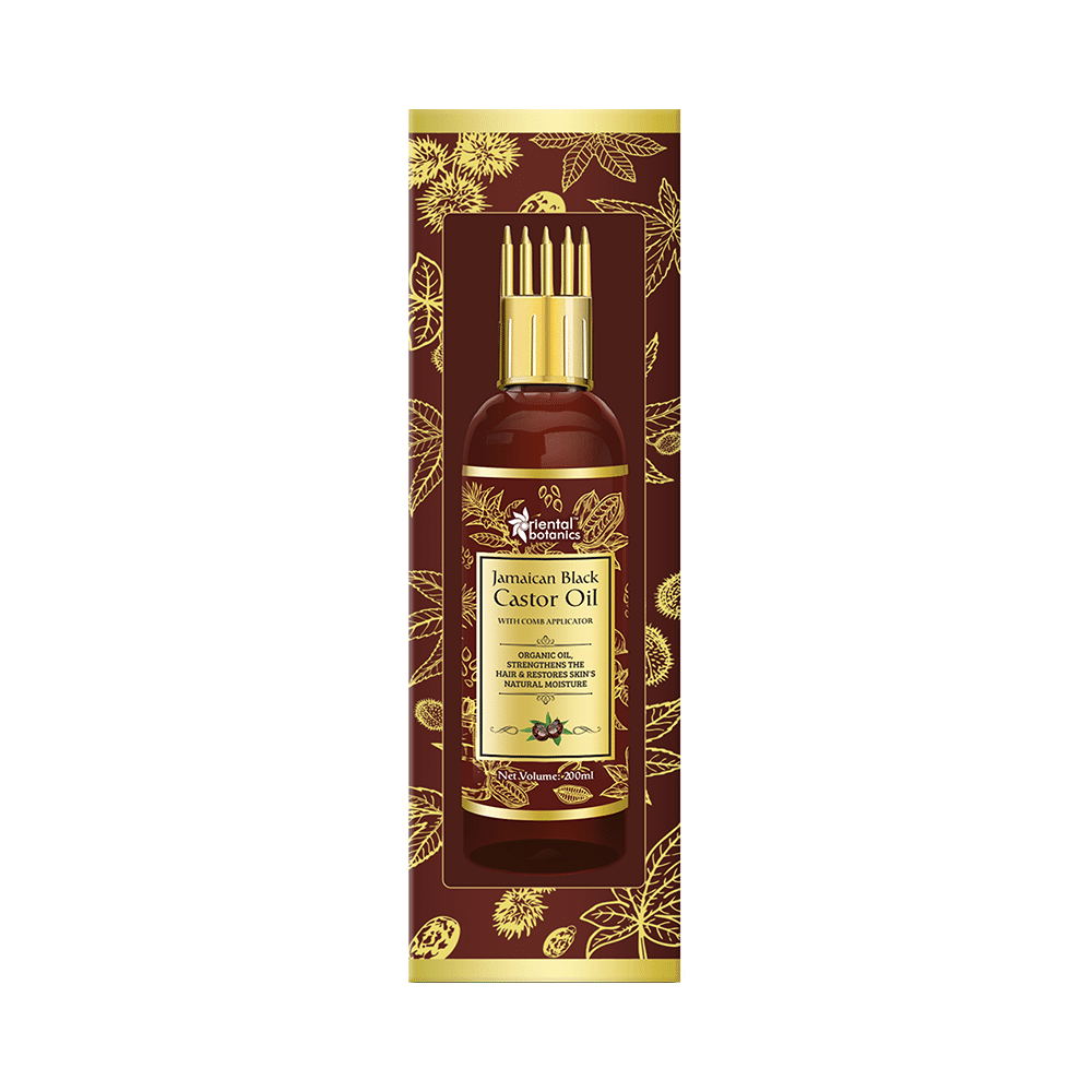 Oriental Botanics Jamaican Black Castor Oil with Comb Applicator - Image 1