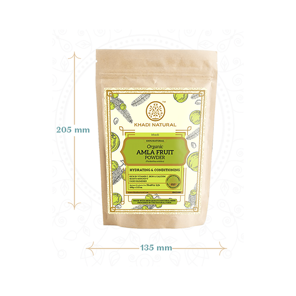 Khadi Naturals Organic Amla Fruit Powder - Image 7