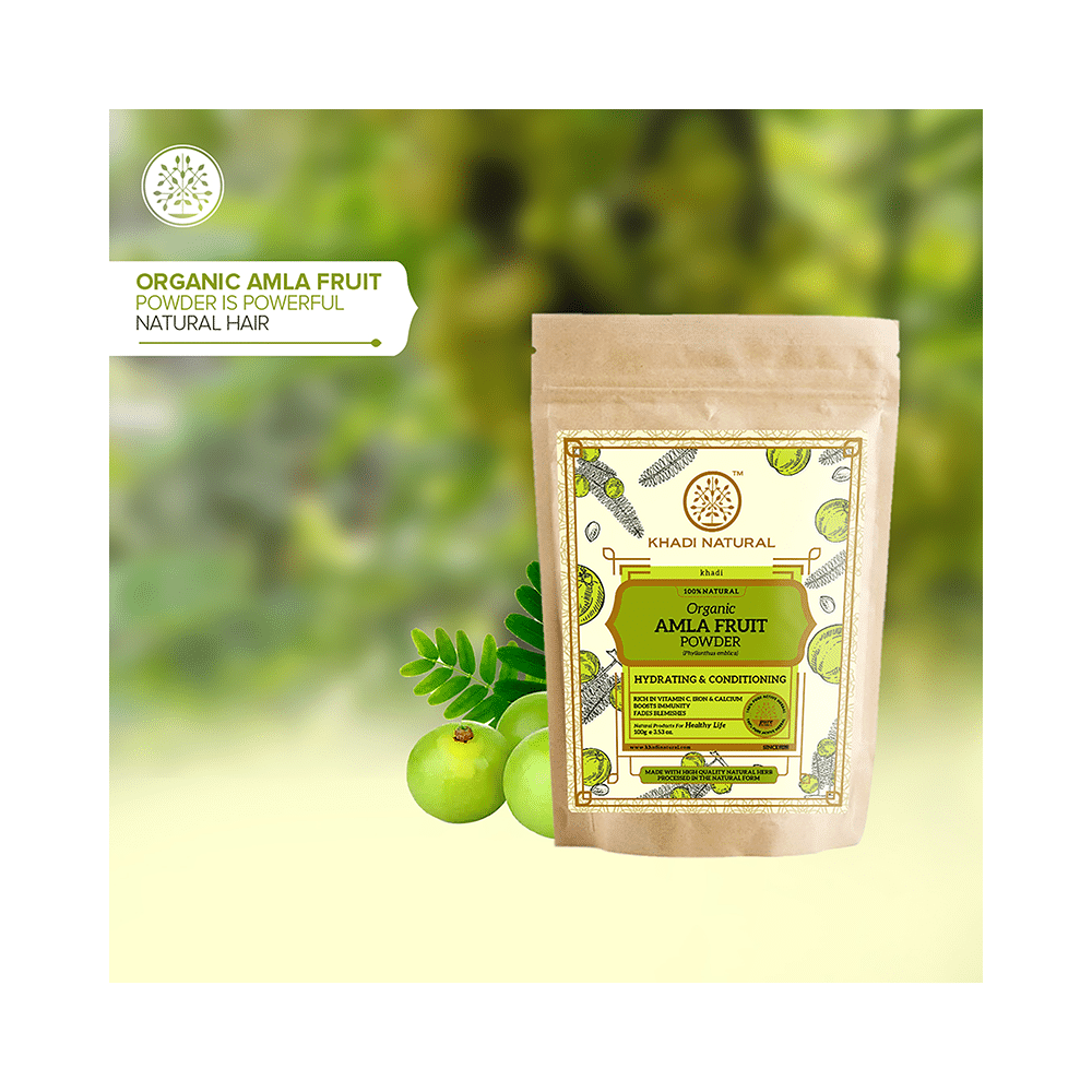 Khadi Naturals Organic Amla Fruit Powder - Image 4