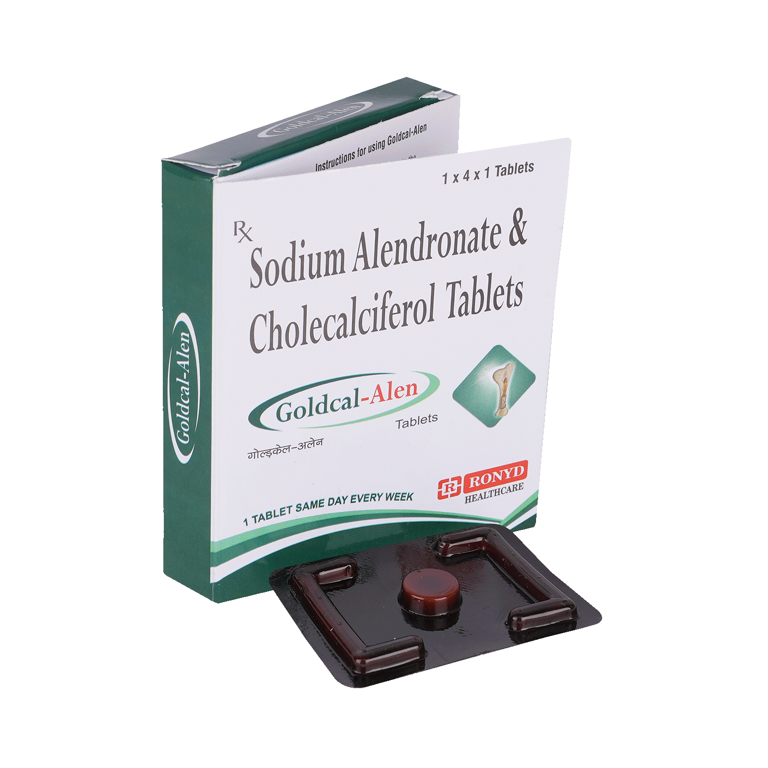 Goldcal Alen 70mg/5600IU Tablet - Image 1
