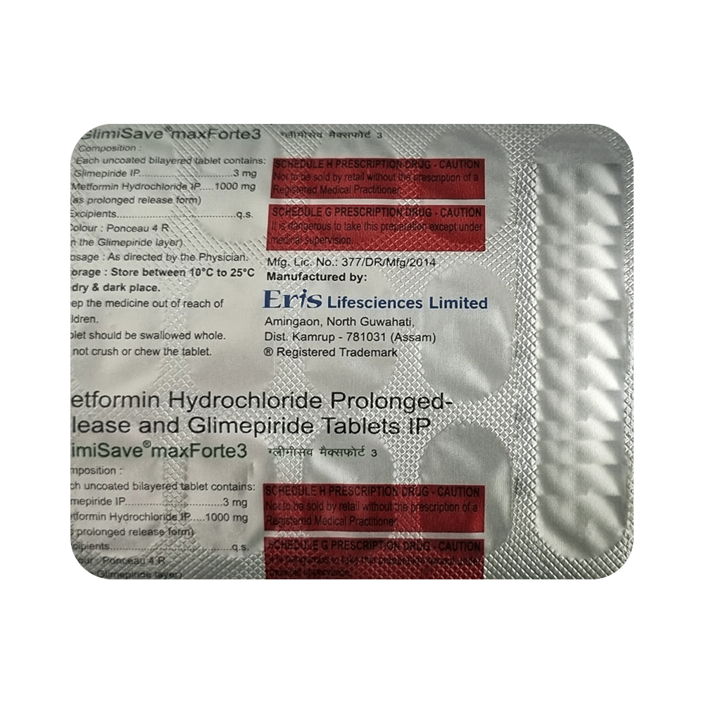 Glimisave Max Forte 3 Tablet PR