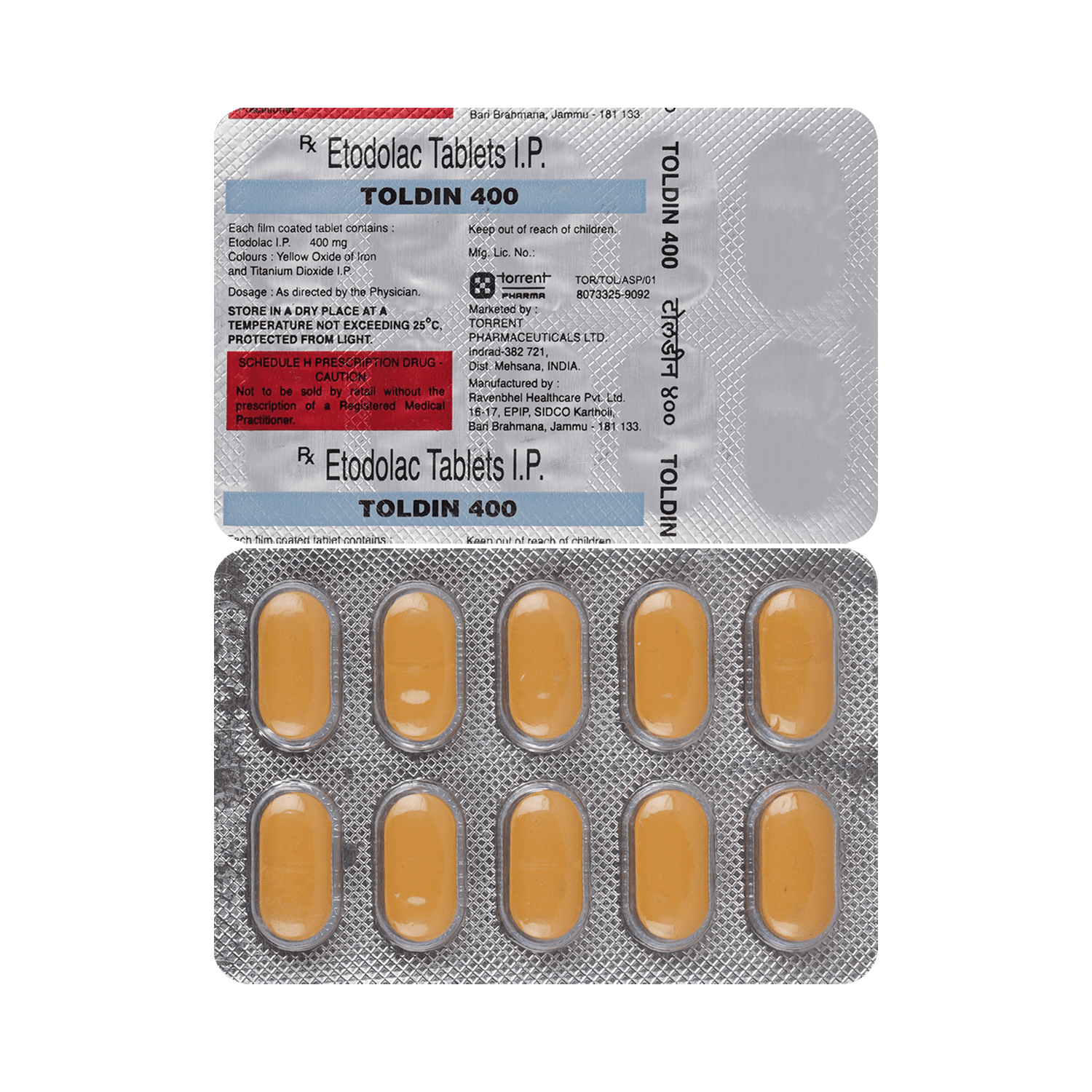 Toldin 400 Tablet - Image 1