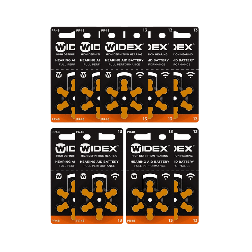 Widex Size 13 PR48 Hearing Aid Battery (6 Each)