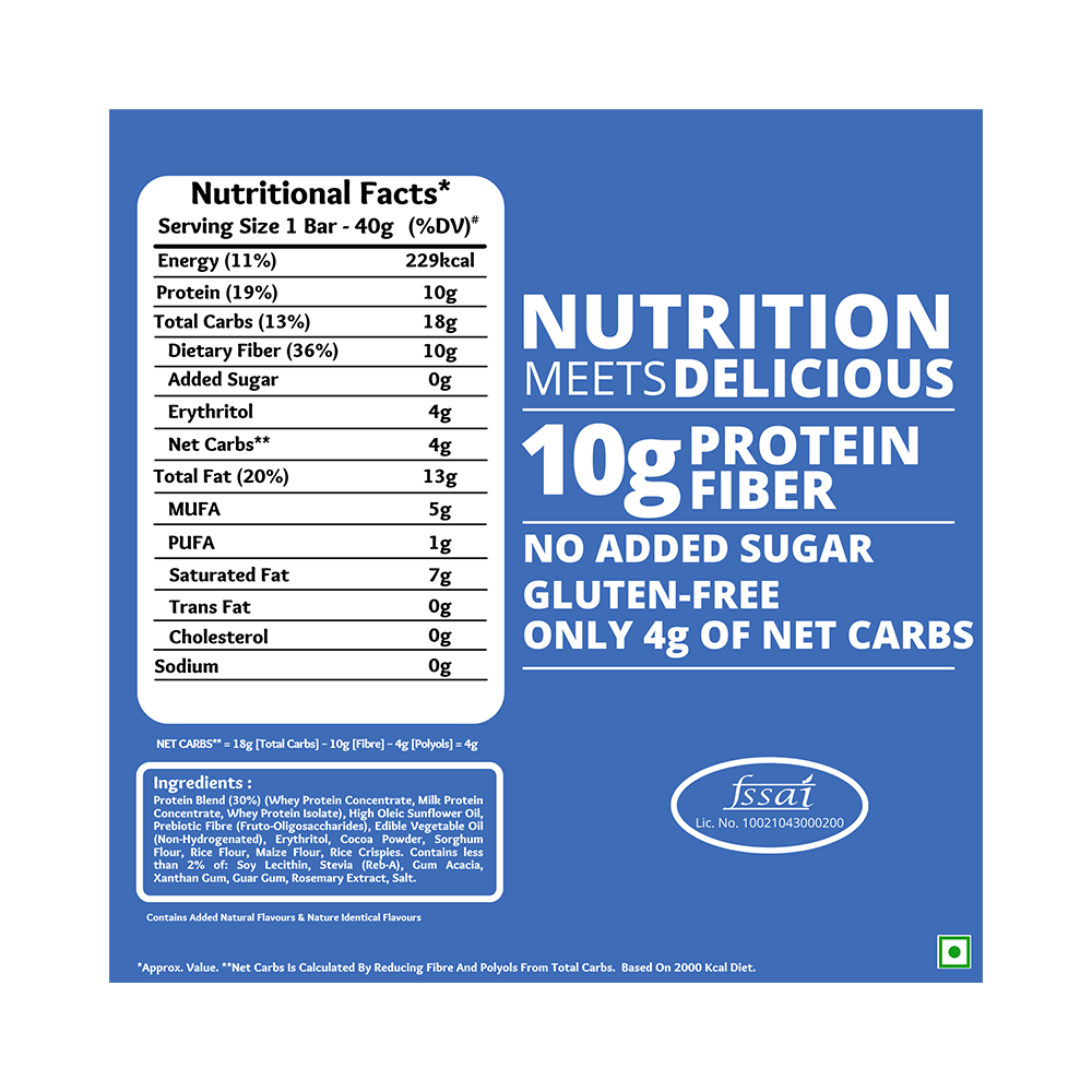 Snactivate Protein Wafer Bar (40gm Each) Cookies & Cream - Image 5