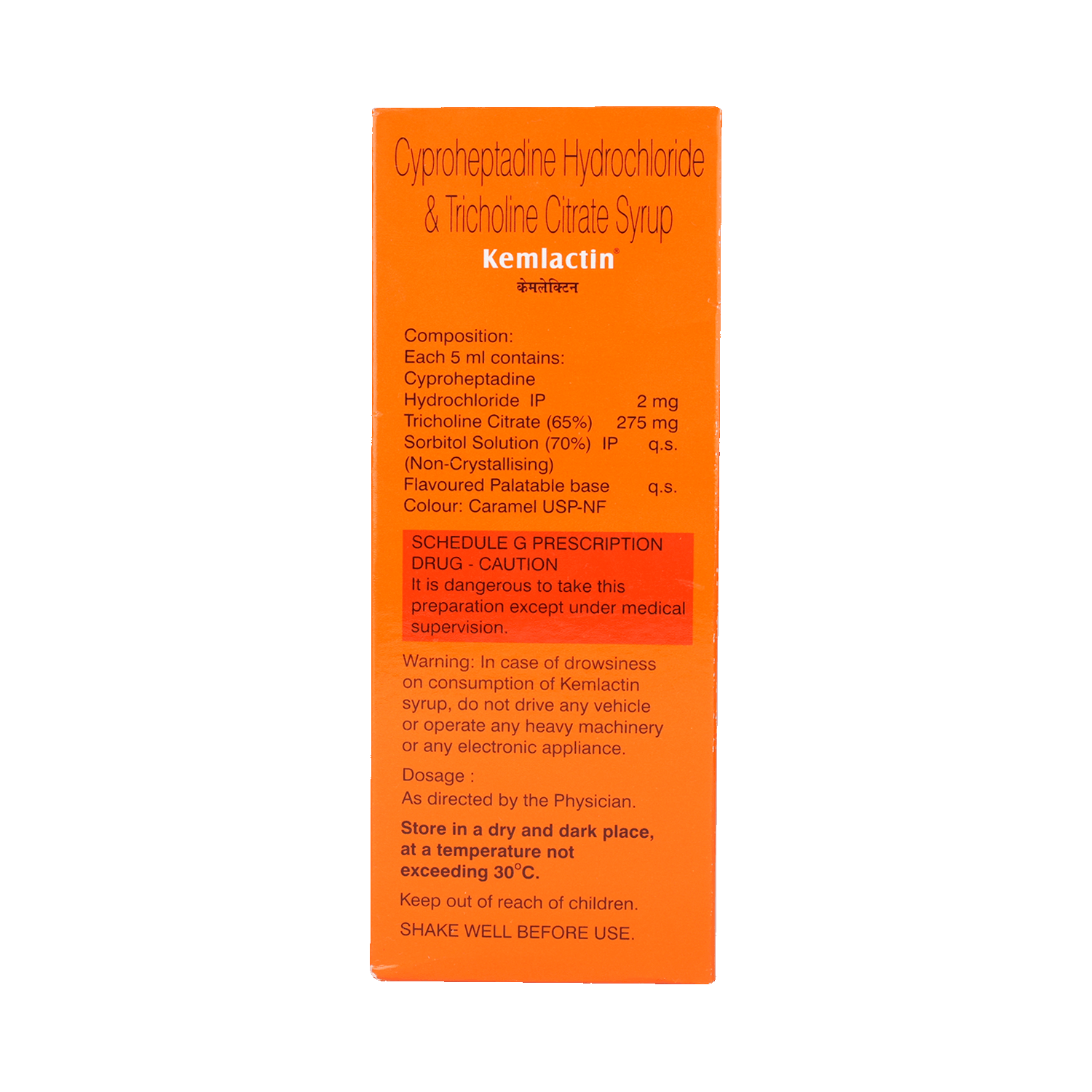 Kemlactin Syrup Orange Sugar Free - Image 4
