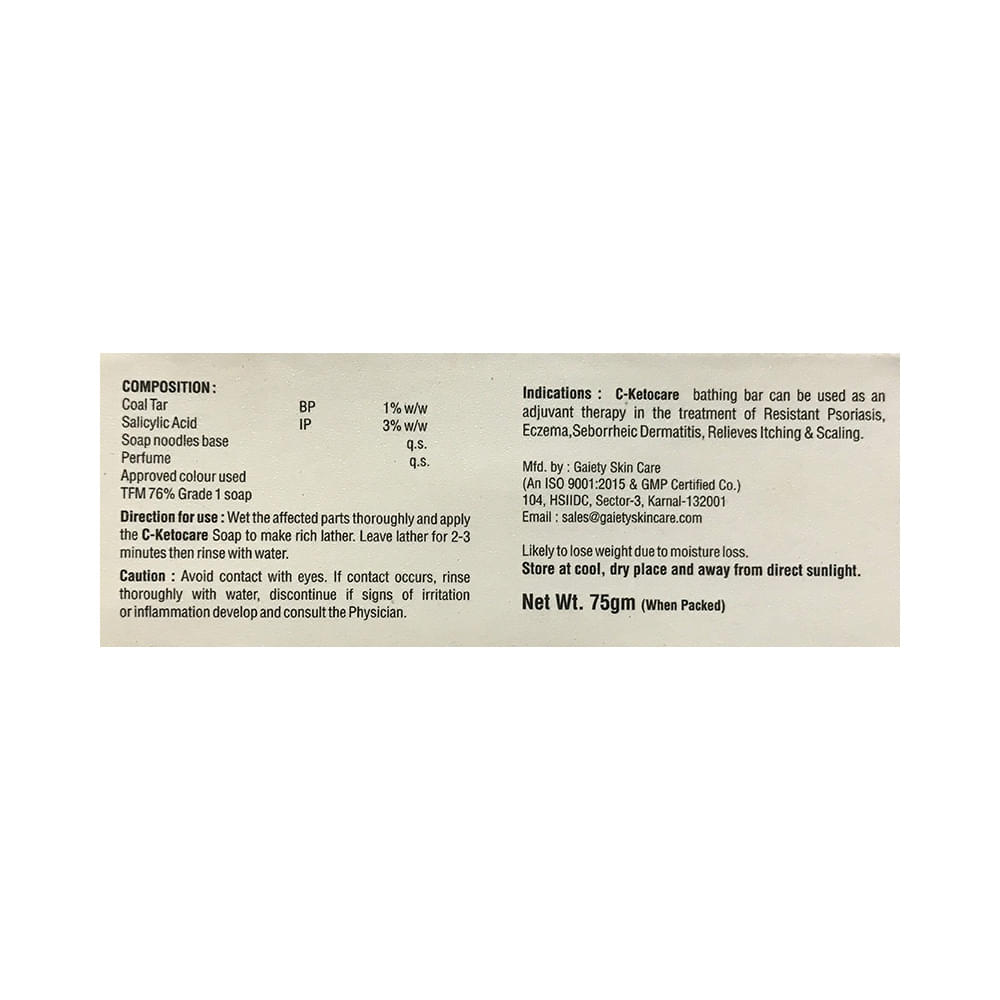 C-Ketocare Medicated Soap - Image 2