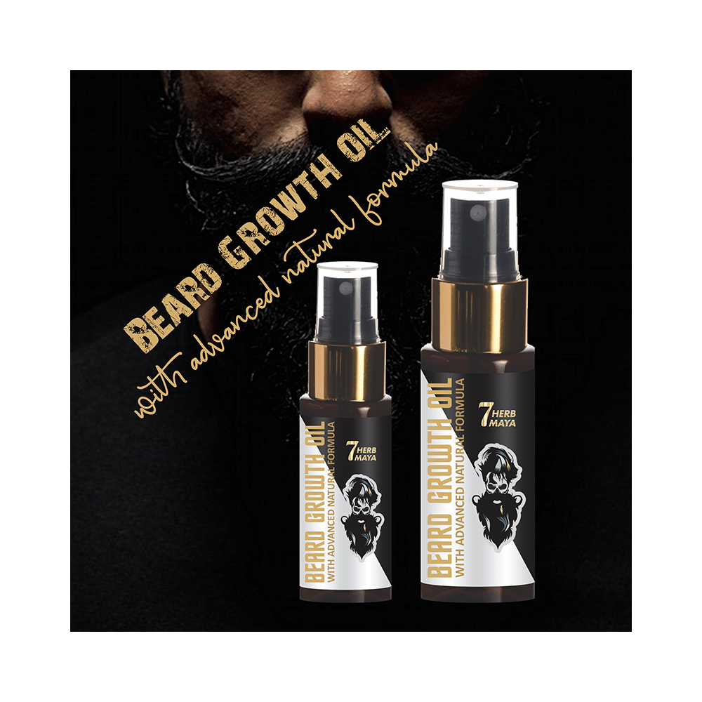 7Herbmaya Beard Growth Oil with Advanced Natural Formula - Image 4