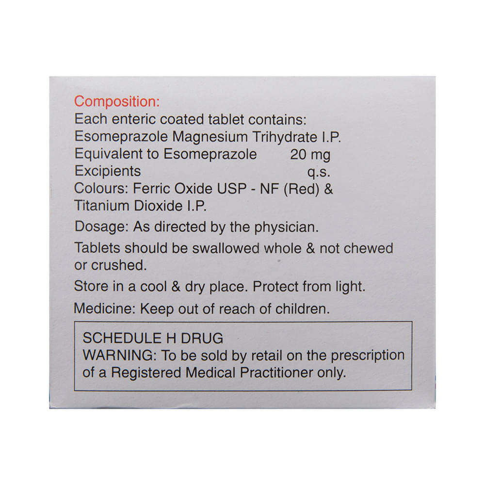 Esoz 20 Tablet - Image 2