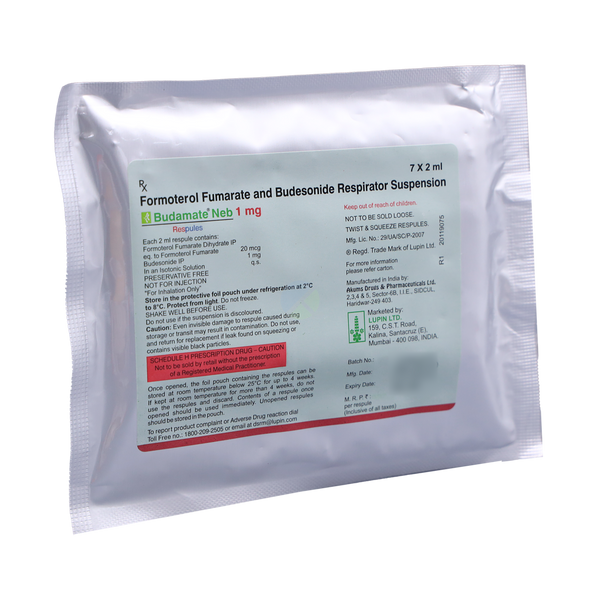 Budamate Neb 1 mg Respules - Image 1