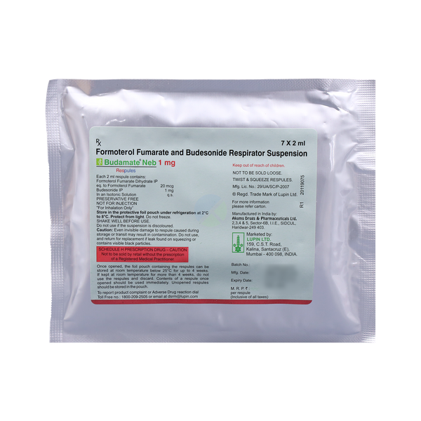 Budamate Neb 1 mg Respules - Image 2