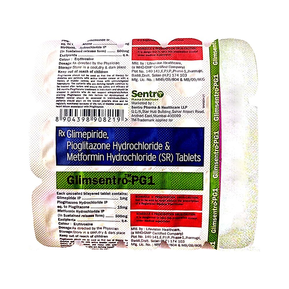 Glimsentro-PG1 Tablet SR - Image 1