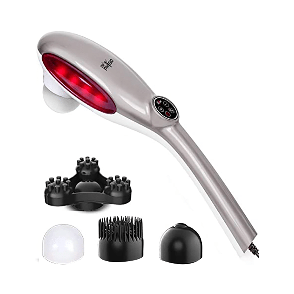 Dr Physio (USA) Active Hammer Electric Powerful Body Massager with Vibration Silver