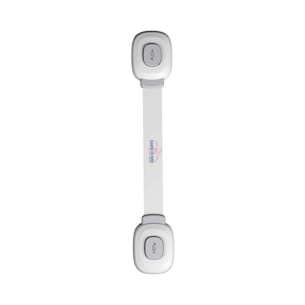 Safe-O-Kid Single Key Multifunctional Cabinet/Drawer Lock Grey